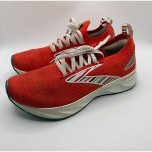 Brooks Levitate Stealthfit 6 Women Size 8M Red Orange Cushioned Running Shoes